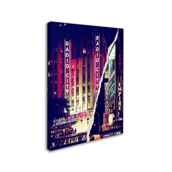 Philippe Hugonnard 'Times Square Theater District' Canvas Art,35x47